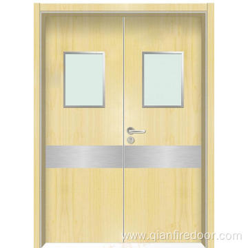 puertas de oficina puerta de entrada de madera laminada de diseño